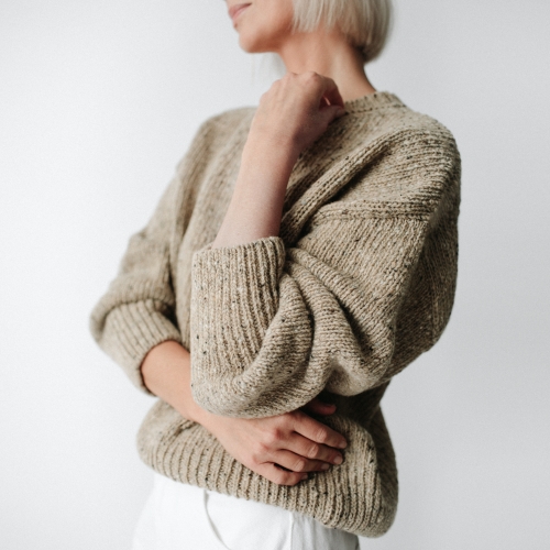 100% MERINO sweater beige 