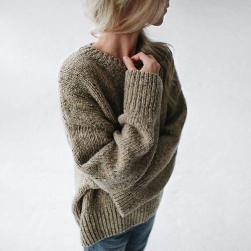 100% MERINO sweater beige 